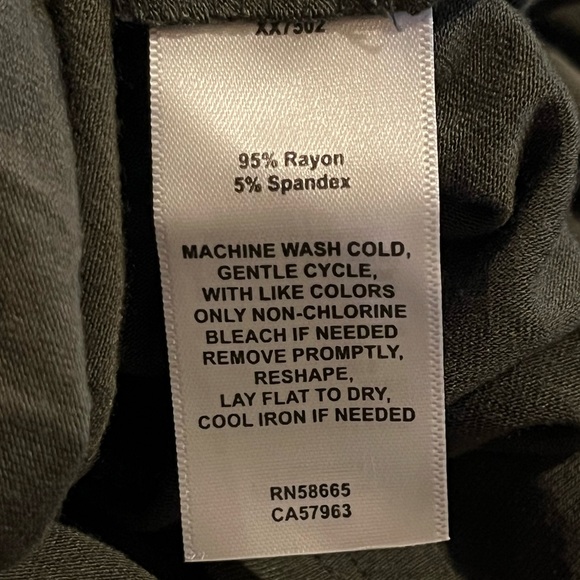 Nordstrom Maxi dress in Olive Green Size 1X NWT - Picture 9 of 11